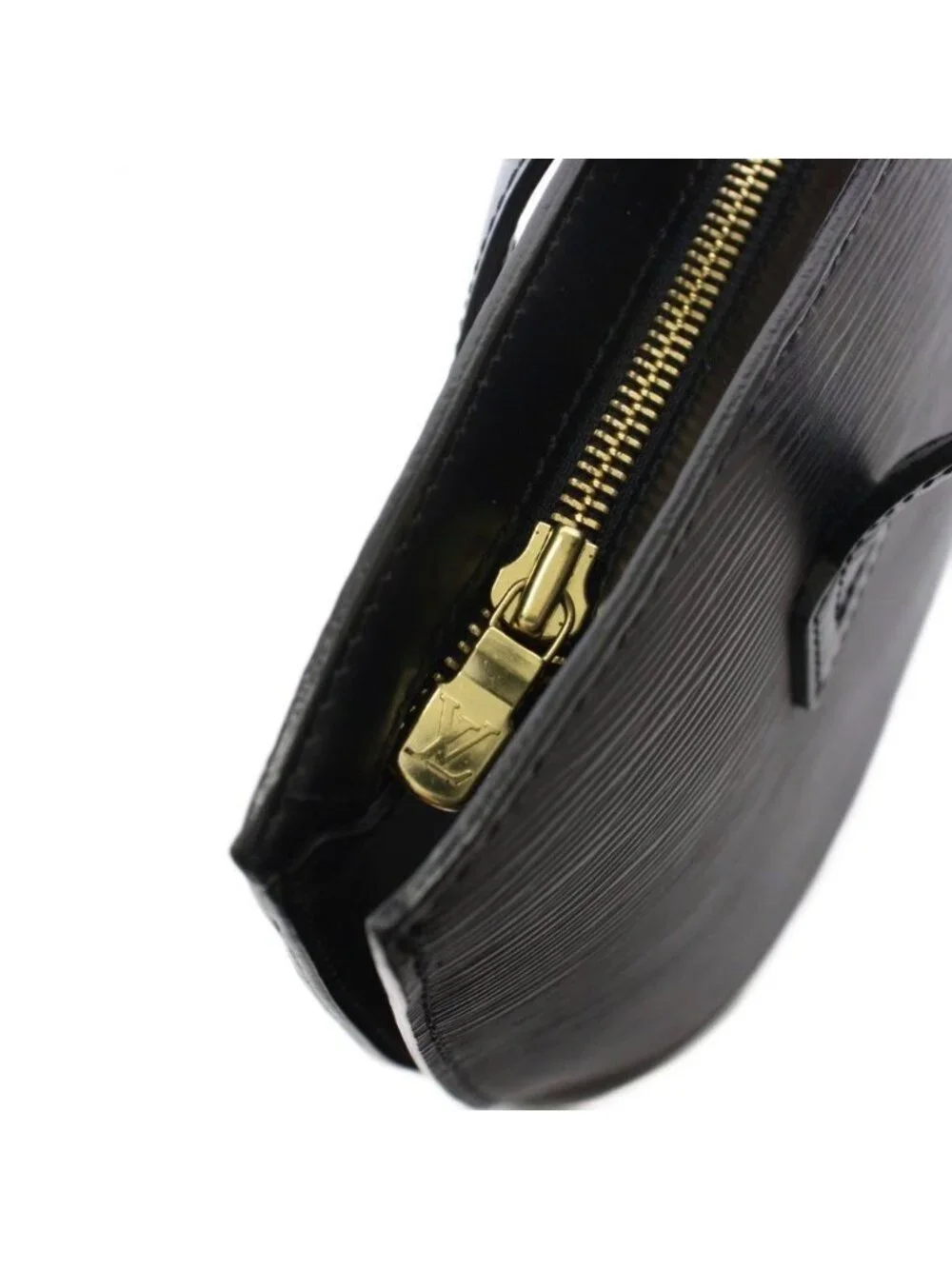 Louis Vuitton Epi Saint Jacques Poignet Long Shoulder Bag Noir Black TK